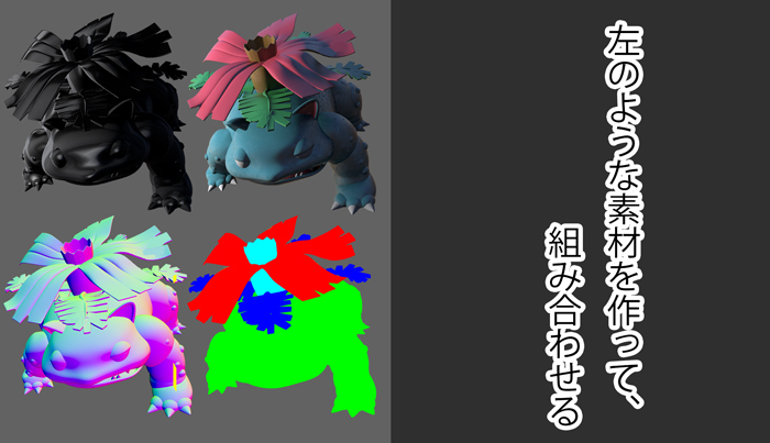 3dやフォトバッシュを使ったcgイラストの描き方講座 ポケモン編